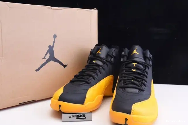 MaikeSneakers Retro Jordan 130690-070 University Air Black 12 Gold 0530